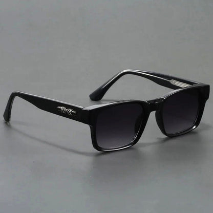 Gafas de sol Unisex acetato montura cuadrada lentes degradados