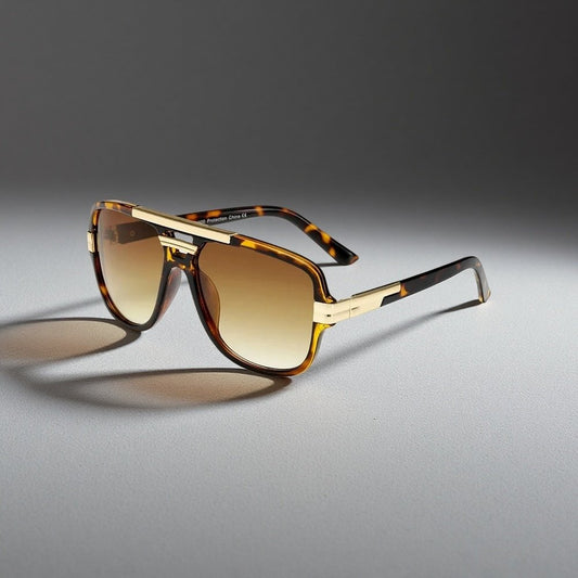 Gafas de sol unisex tipo aviador acetato montura cuadrada protección - Mavetta