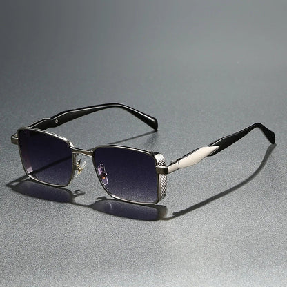 Gafas de sol Unisex Montura Metálica Cuadrada Protección UV400