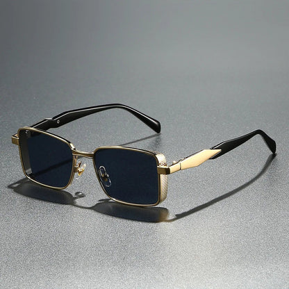 Gafas de sol Unisex Montura Metálica Cuadrada Protección UV400