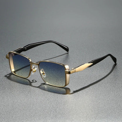 Gafas de sol Unisex Montura Metálica Cuadrada Protección UV400