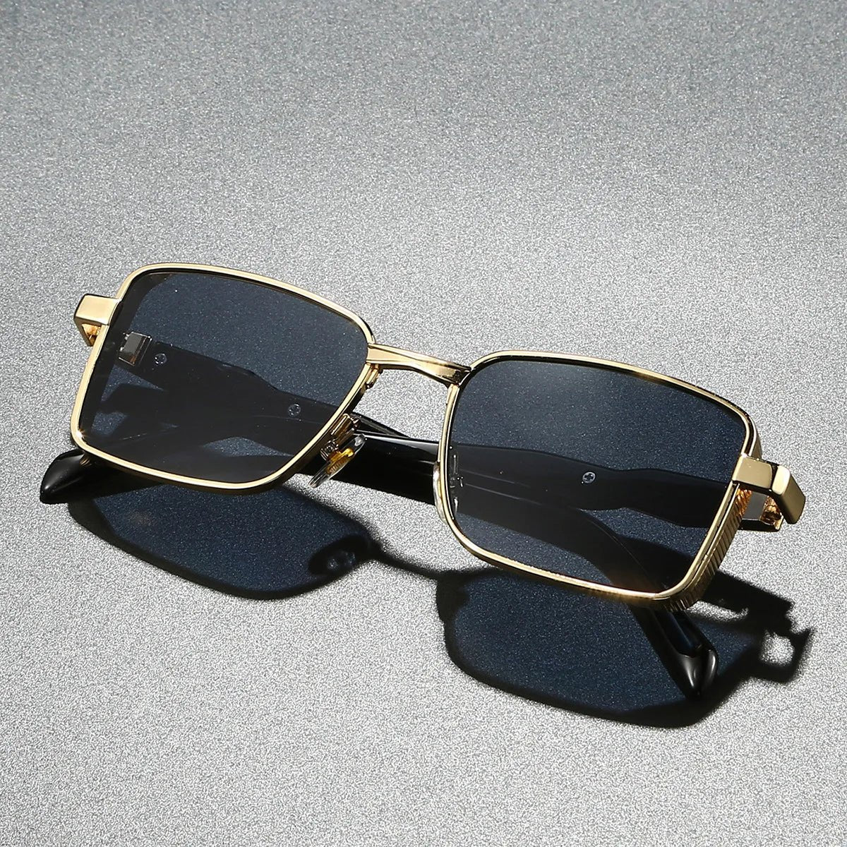 Gafas de sol Unisex Montura Metálica Cuadrada Protección UV400