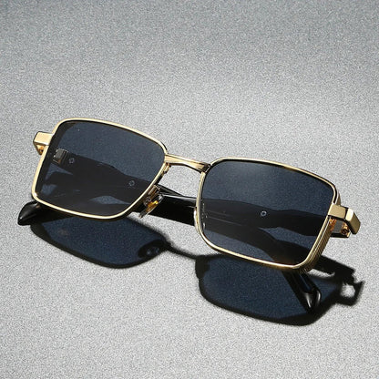 Gafas de sol Unisex Montura Metálica Cuadrada Protección UV400