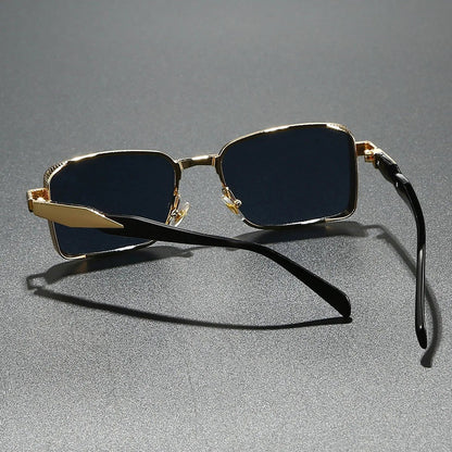 Gafas de sol Unisex Montura Metálica Cuadrada Protección UV400