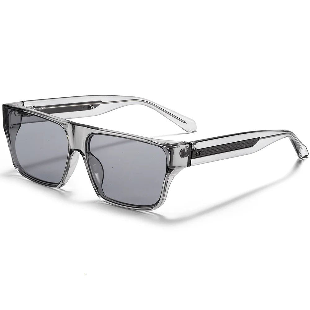 Gafas de sol unisex montura cuadrada lentes polarizadas protección