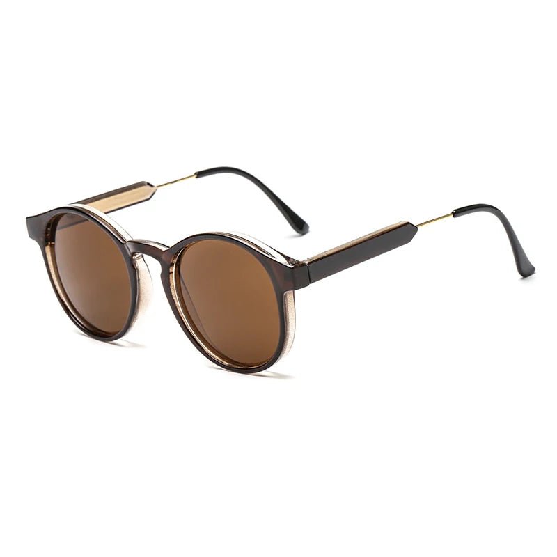 Gafas de sol unisex redondas ligeras estilo vintage