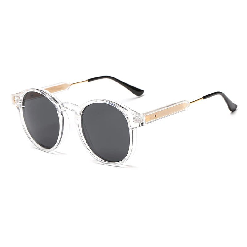 Gafas de sol unisex redondas ligeras estilo vintage