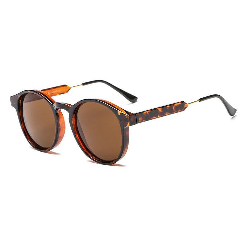 Gafas de sol unisex redondas ligeras estilo vintage