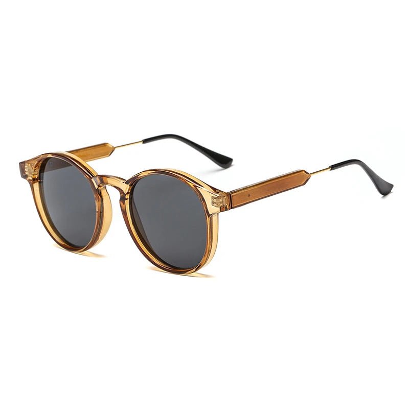 Gafas de sol unisex redondas ligeras estilo vintage