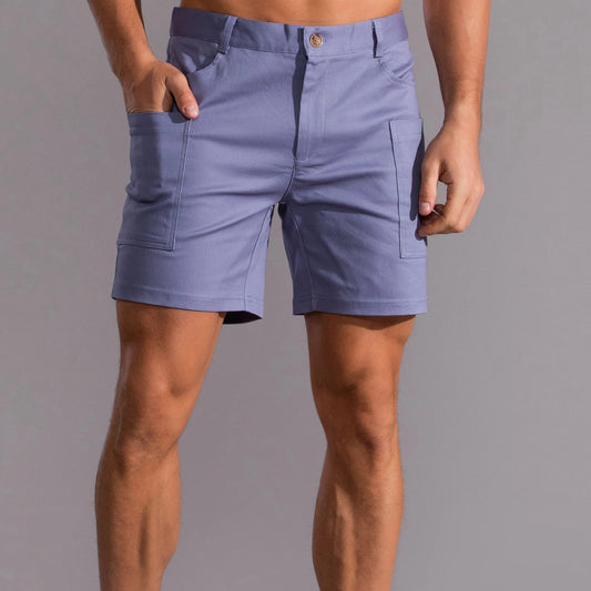 Bermudas cargo hombre algodón corte recto - Mavetta