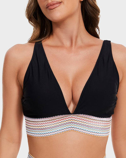 Bikini Mujer Talle Alto Control Abdomen Tirantes Ajustables