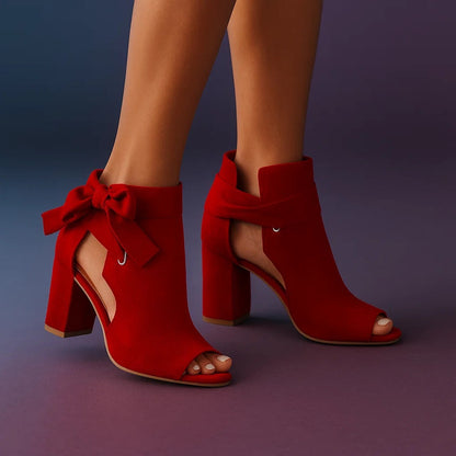 Sandalias Mujer Tacón Elegante Ajuste Cómodo