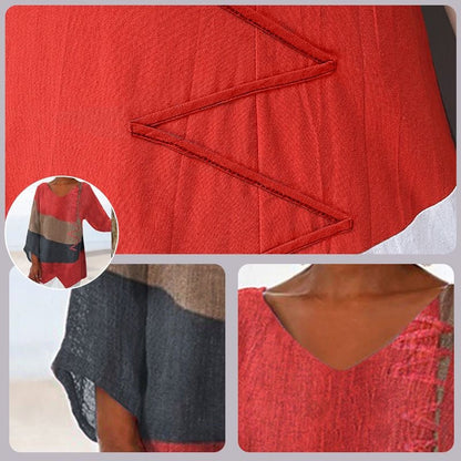 Blusa Mujer Oversize Manga Larga Escote en V