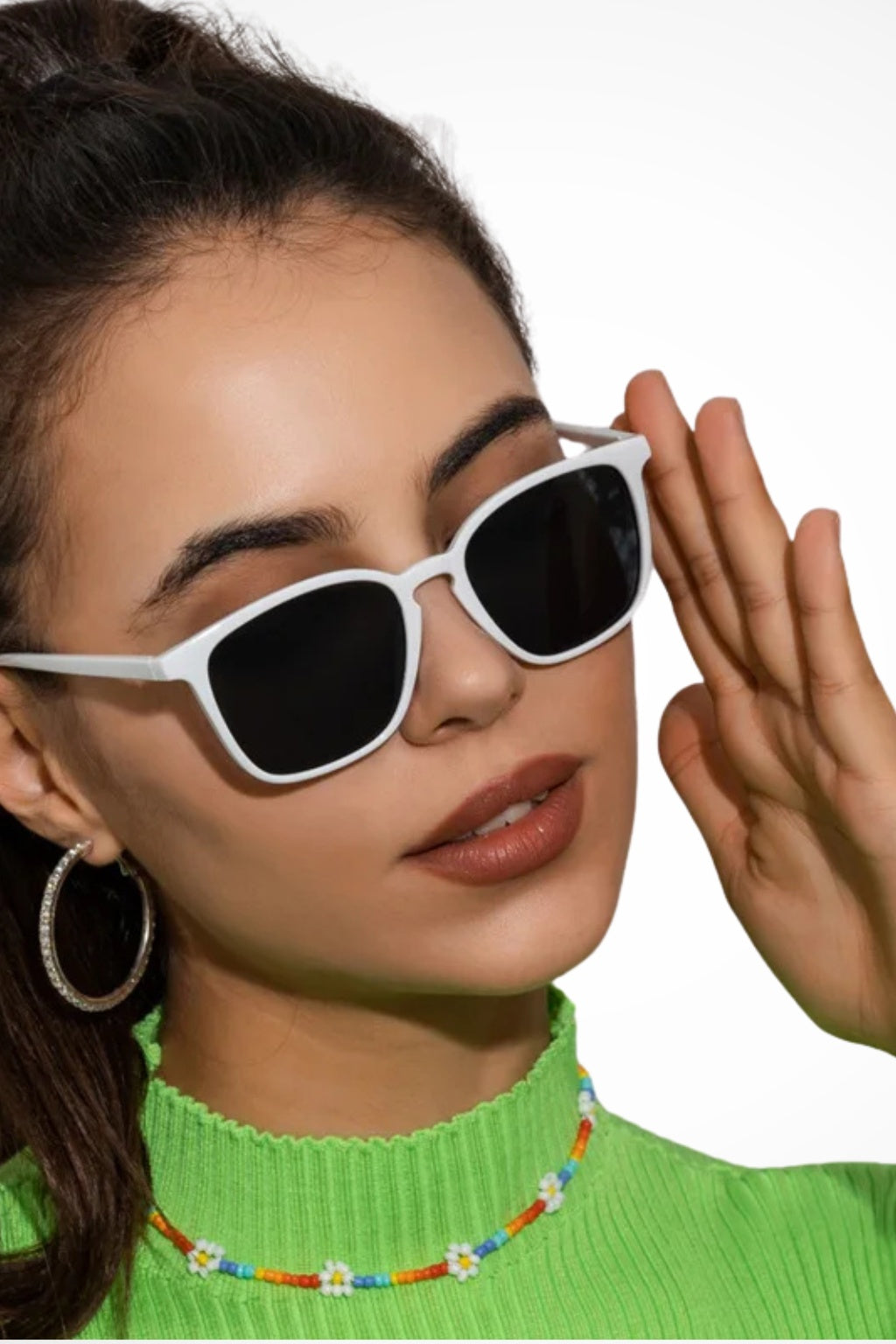Gafas de sol mujer montura cuadrada estilo clásico