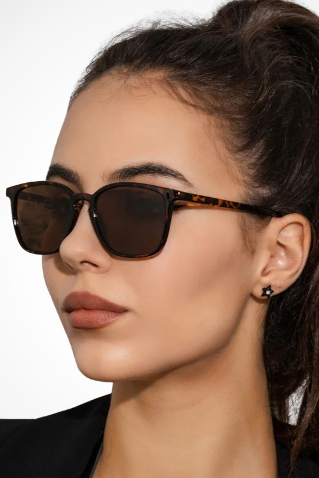 Gafas de sol mujer montura cuadrada estilo clásico