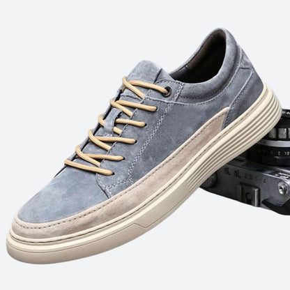 Zapatillas deportivas hombre de piel estilo casual