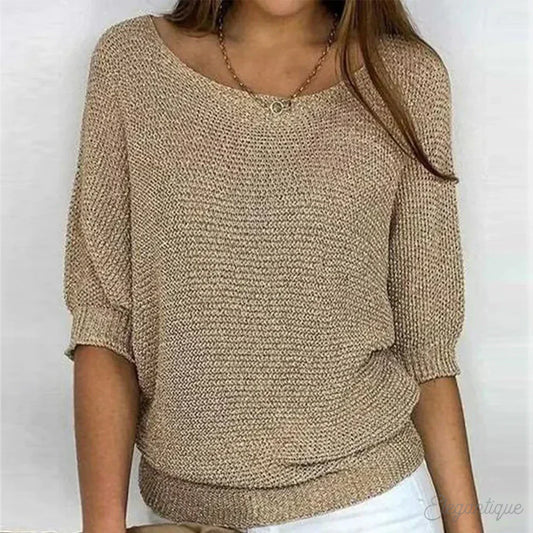 Jersey Mujer de Punto Suave Ajuste Clásico - Mavetta