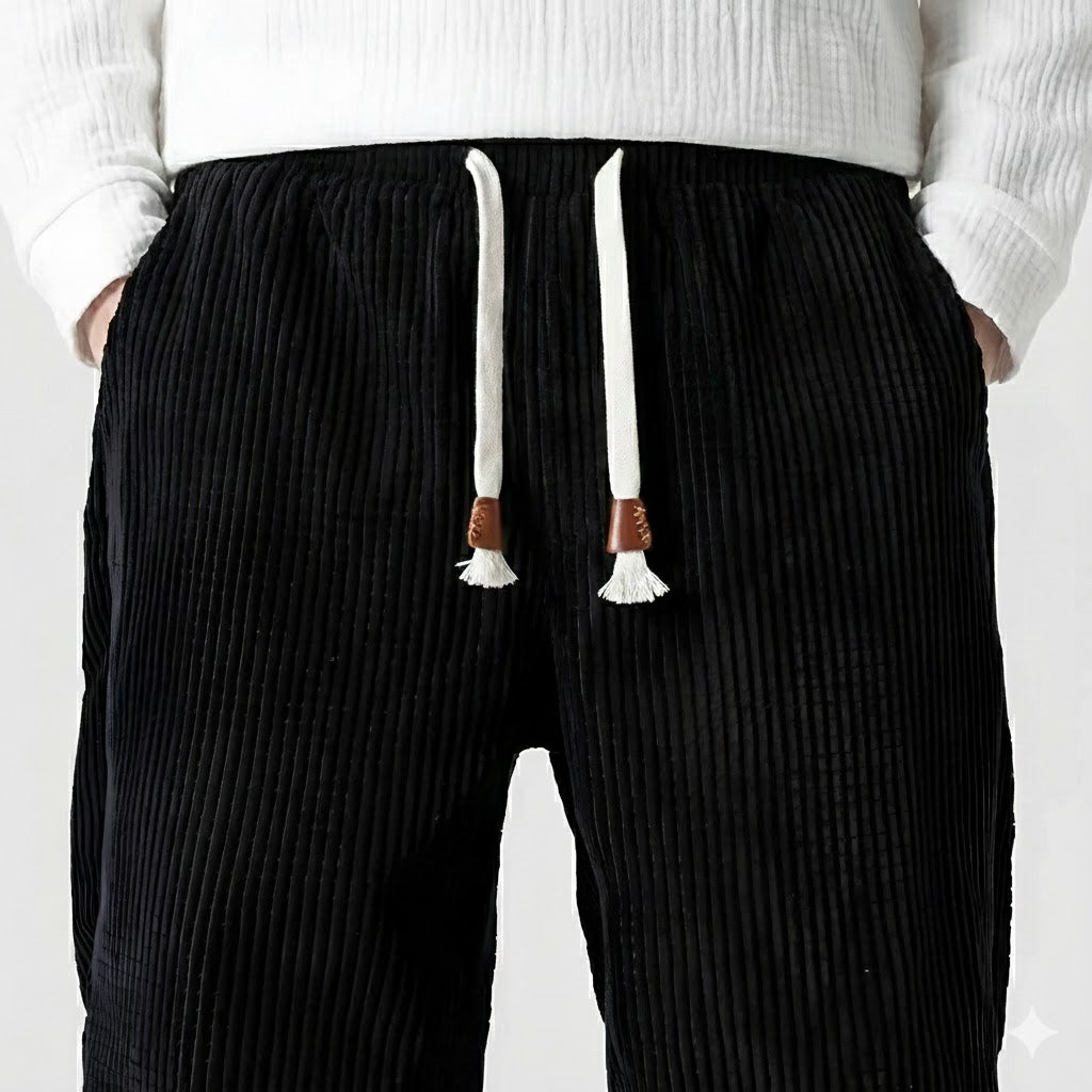 Pantalones Hombre de Pana Comodos Corte Regular