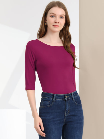 Camiseta mujer Algodón Manga Corta Cuello Redondo