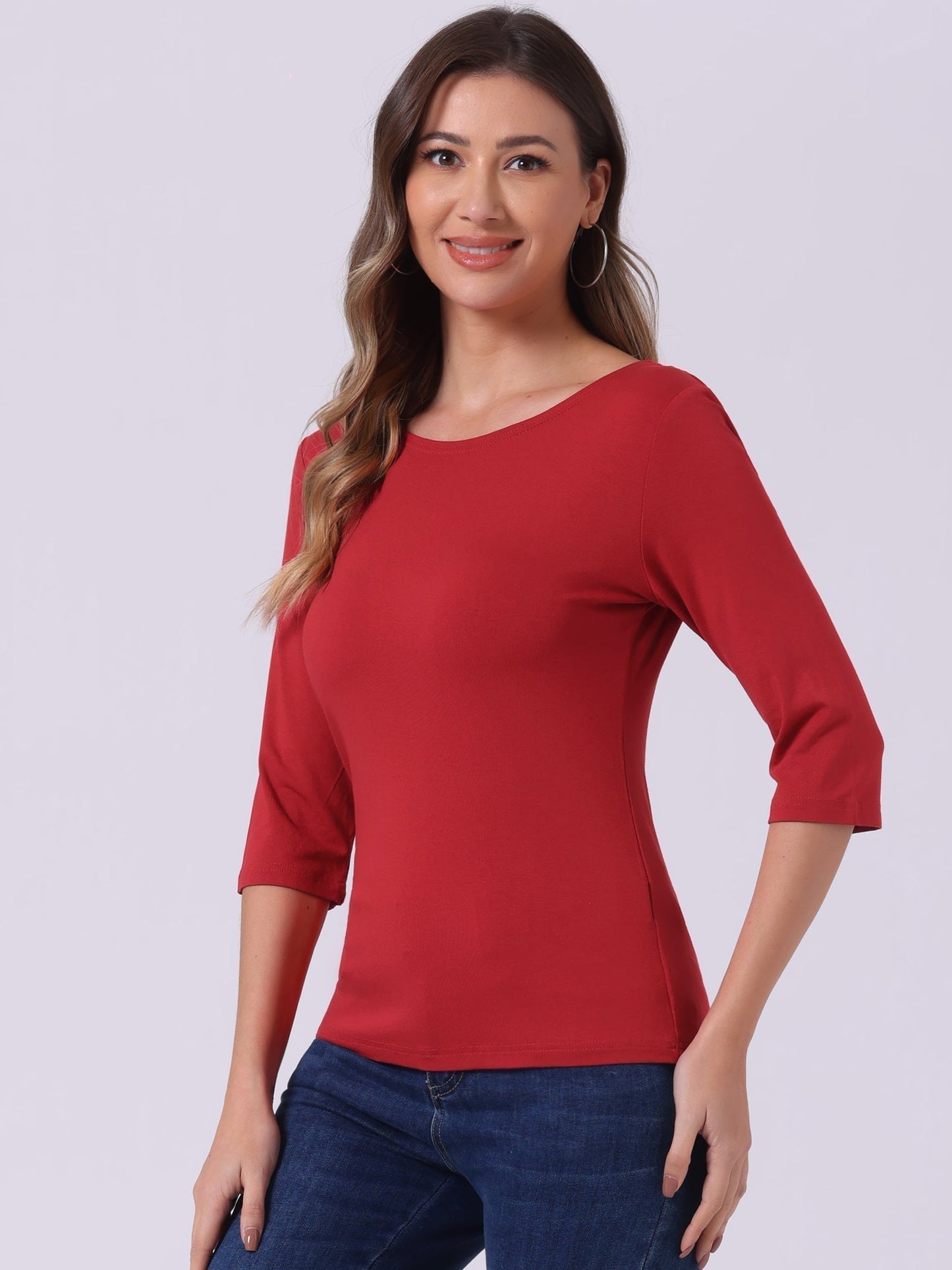 Camiseta mujer Algodón Manga Corta Cuello Redondo