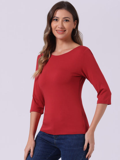 Camiseta mujer Algodón Manga Corta Cuello Redondo