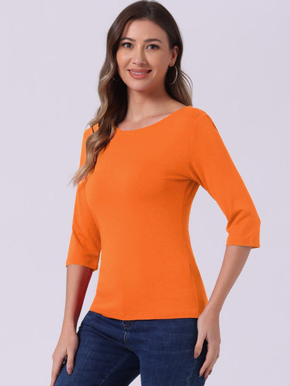Camiseta mujer Algodón Manga Corta Cuello Redondo