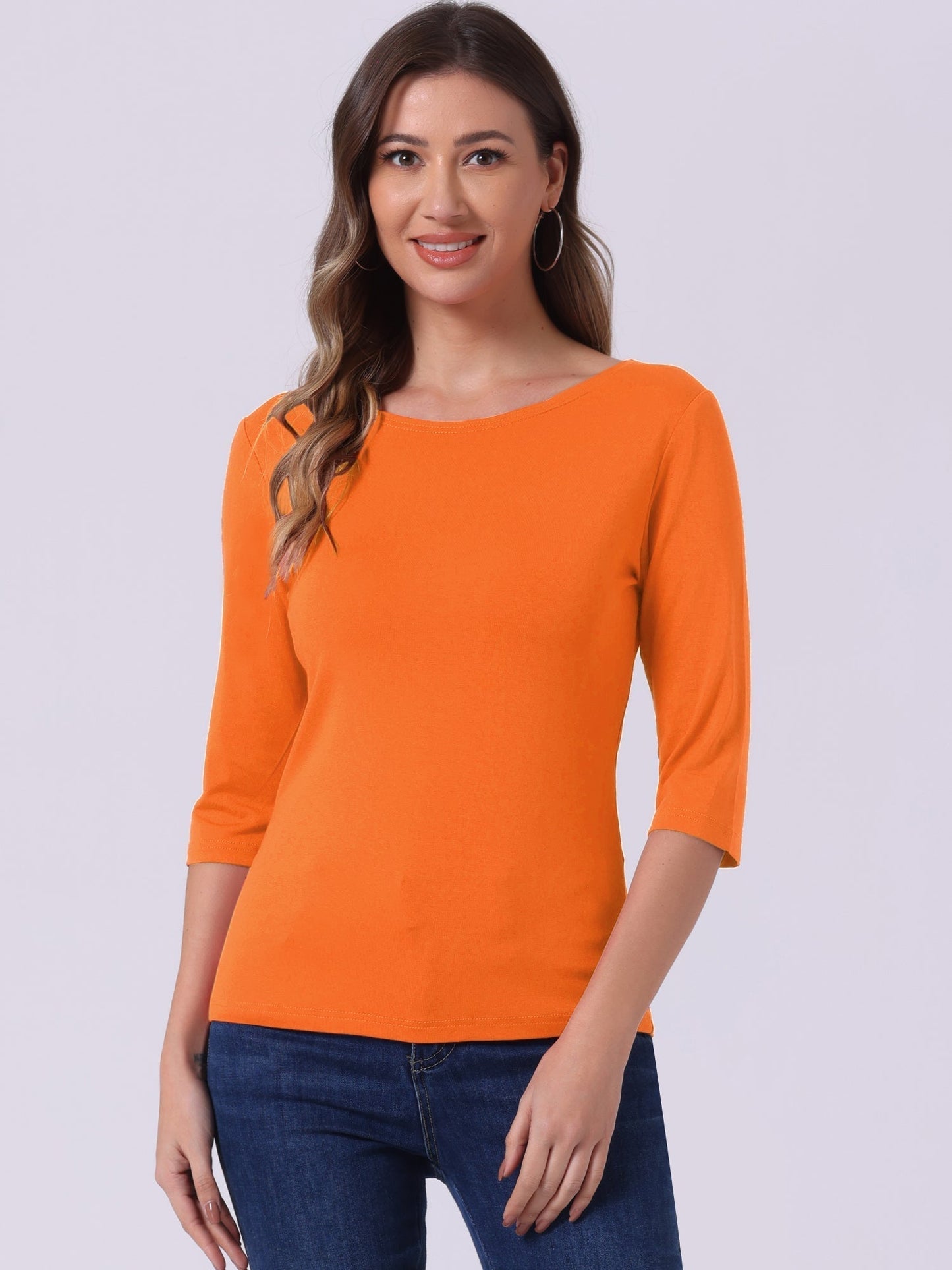 Camiseta mujer Algodón Manga Corta Cuello Redondo