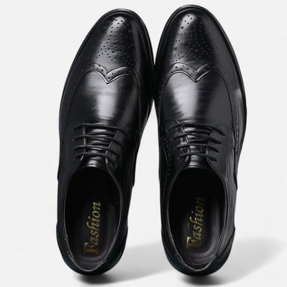 Zapatos Formales Hombre Estilo Inglés Perforado