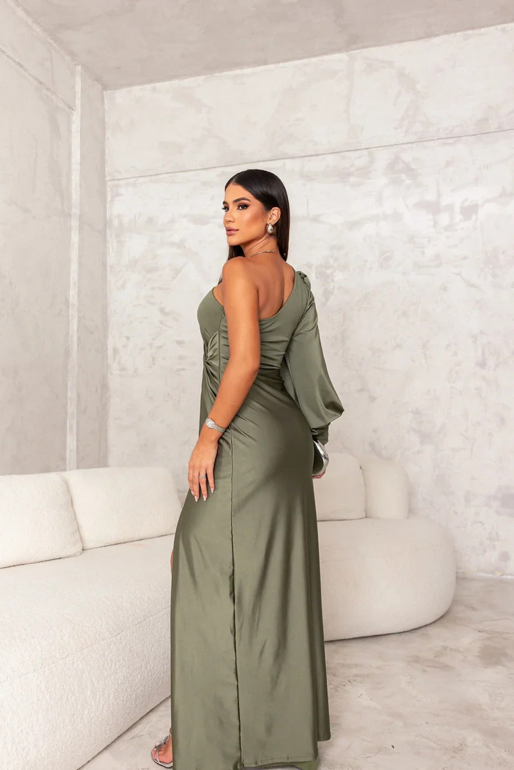 Vestido Mujer Ligero Elegante Silueta Ajustada Fiesta