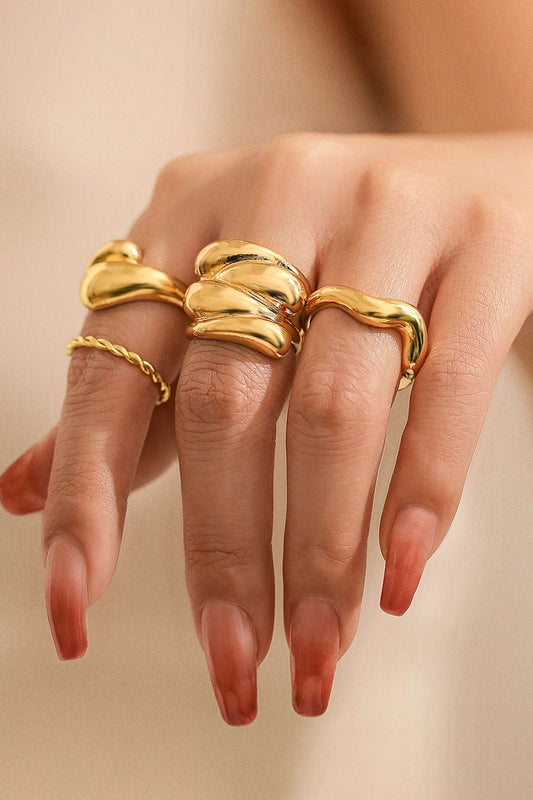 Conjunto Anillos Apilables Mujer Diseño Multipiezas - Mavetta