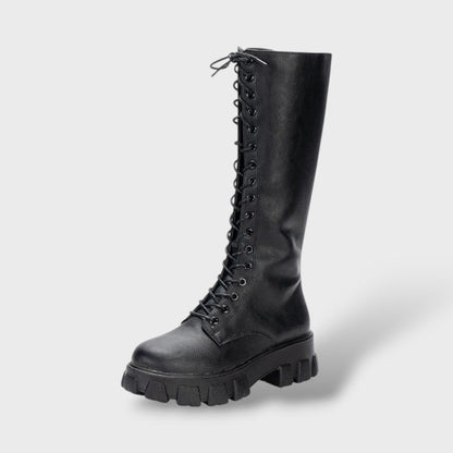 Botas mujer estilo cowboy piel ajuste clásico
