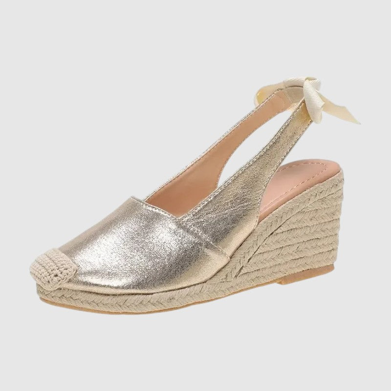 Sandalias Mujer Cuña Punta Cerrada - Mavetta