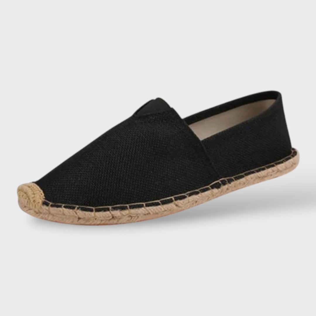 Alpargatas Mujer Lona Rayas Estilo Retro
