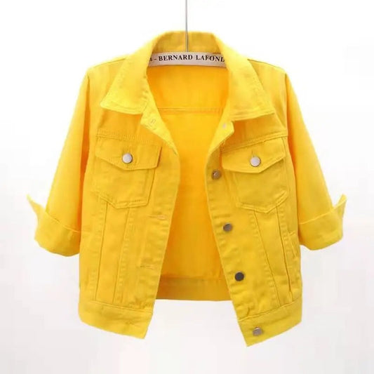 Chaqueta Mujer de Mezclilla Corte Clasico - Mavetta