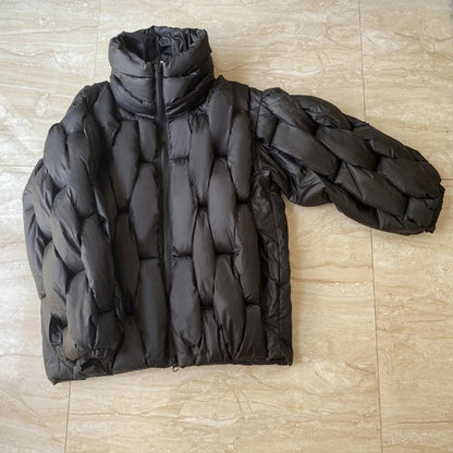 Abrigo Puffer Mujer Acolchado Oversize Cuello Alto - Mavetta