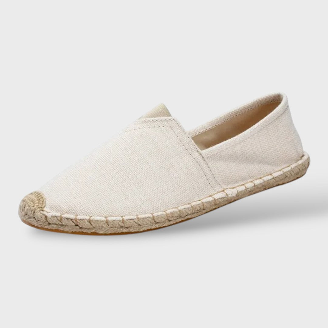 Alpargatas Mujer Lona Rayas Estilo Retro