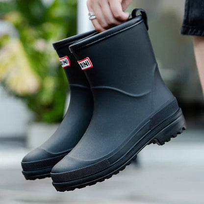 Botas media caña mujer impermeables resistentes