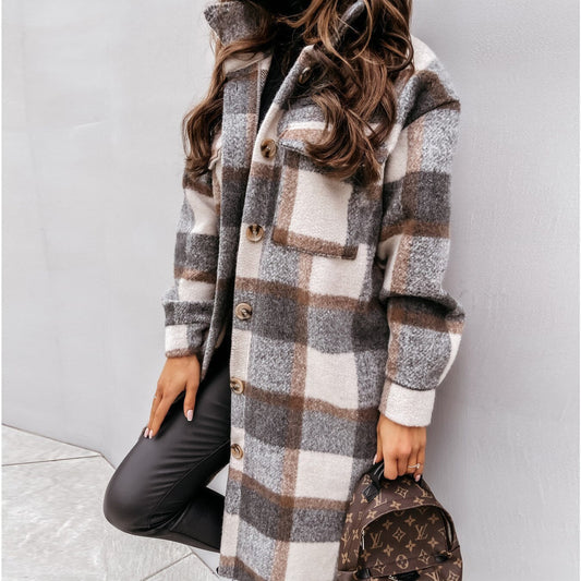 Abrigo Mujer Invierno Comodo Ajuste Clasico - Mavetta