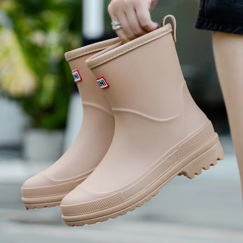 Botas media caña mujer impermeables resistentes
