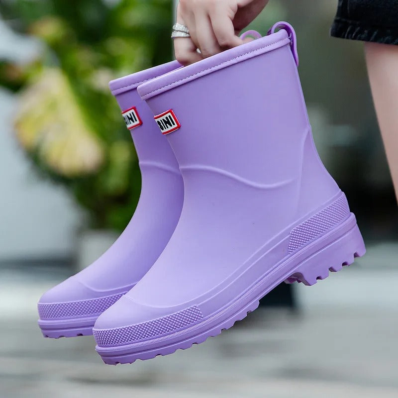 Botas media caña mujer impermeables resistentes
