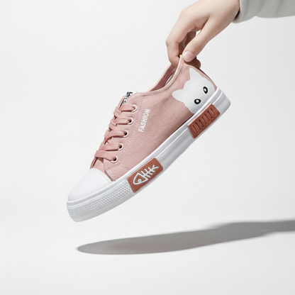 Zapatillas Mujer de Lona Cordones y Puntera Reforzada - Mavetta