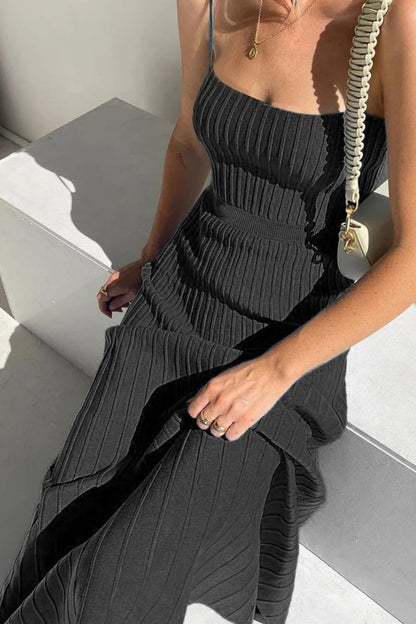 Vestido Midi Mujer Largo Ajuste Marina