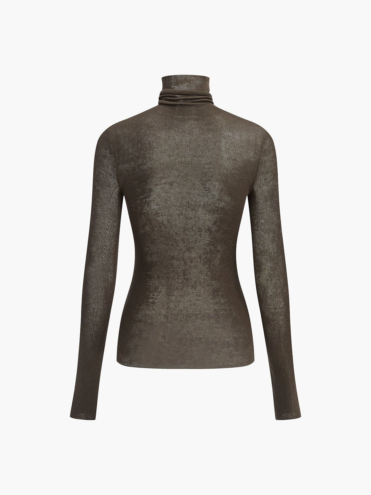 Jersey Mujer de Punto Cuello Alto Manga Larga