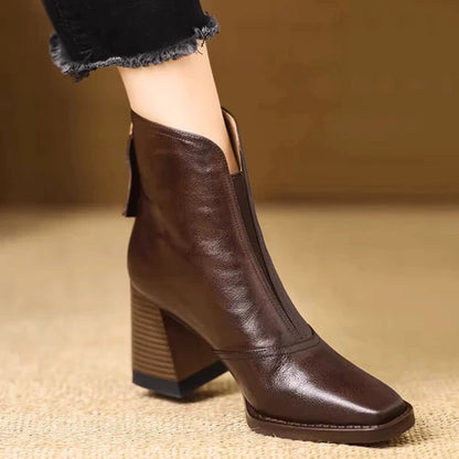 Botines Mujer Tacón Medio Diseño Elegante - Mavetta