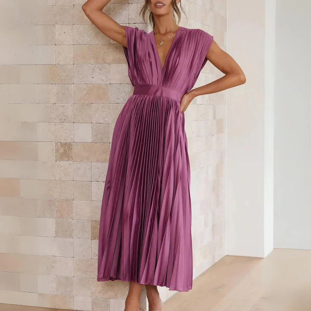 Vestido mujer elegante versátil corte ajustado
