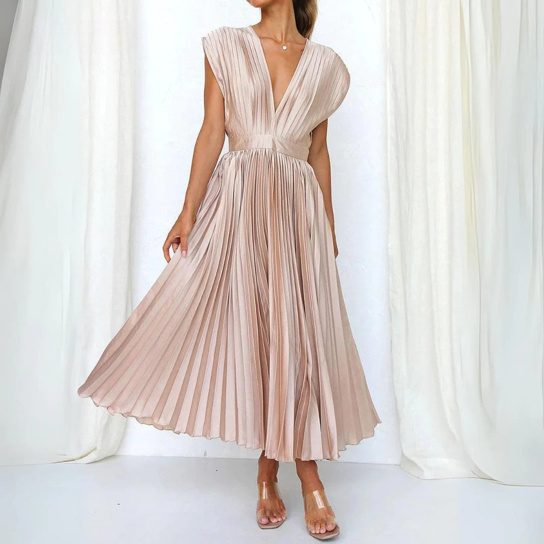Vestido mujer elegante versátil corte ajustado
