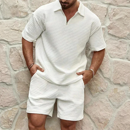 Traje Hombre Casual Texturizado Dos Piezas