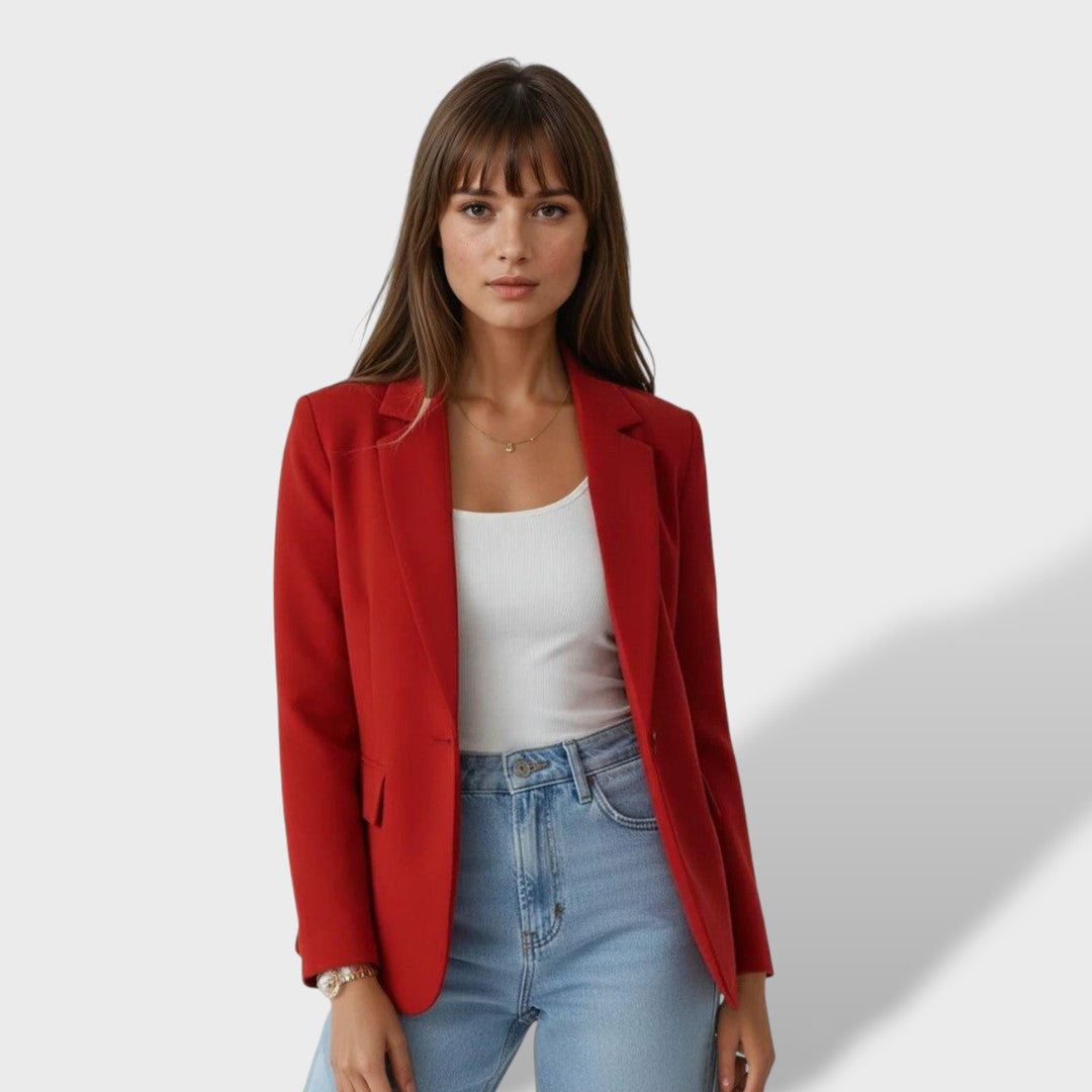 Blazer Mujer de Un Solo Botón Corte Clásico - Mavetta