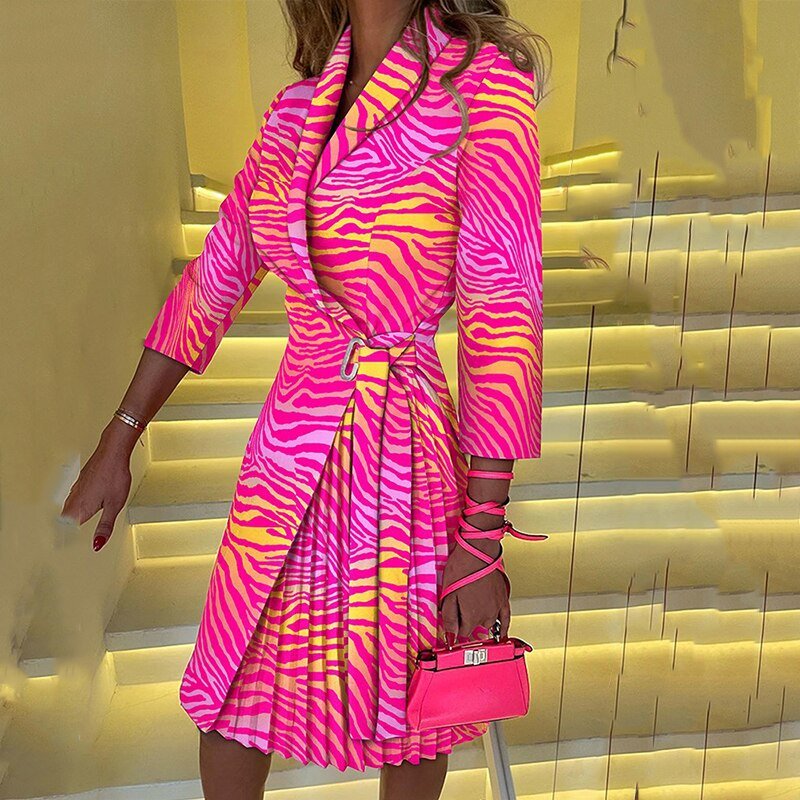 Vestido Blazer Mujer Estructurado Ajuste Moderno