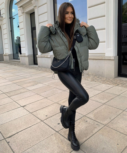 Chaqueta Mujer Estilo Urbano Corte Moderno